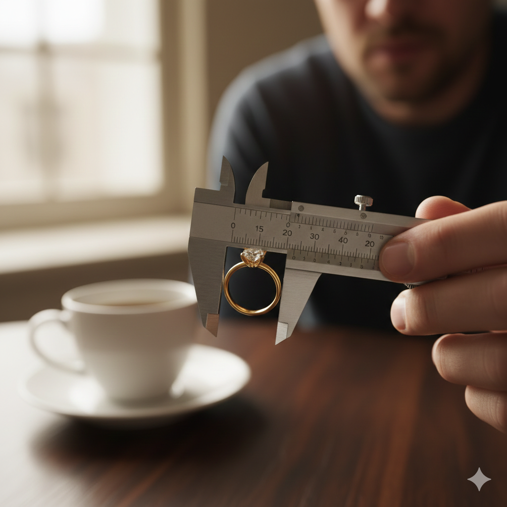 Jak dyskretnie zmierzyć rozmiar palca? Poradnik dla narzeczonych