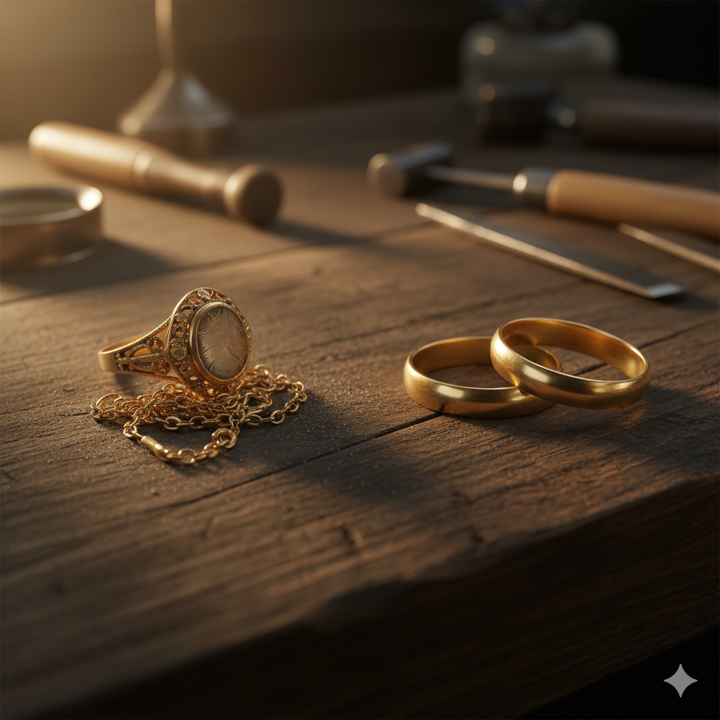Przetapianie złota po babci – czy warto robić z niego obrączki ślubne?